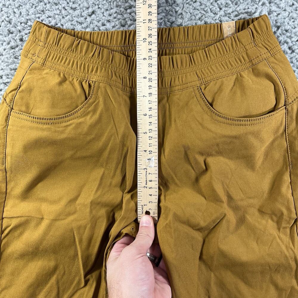 prAna Halle E-Waist Jogger II Womens 4 Mustard Bronze Hiking Travel Pants NWT - Picture 10 of 11